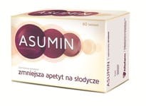 Asumin zmniejsza apetyt na słodycze, 60 tabletek