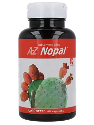 A-Z Nopal odchudzających z opuncji figowej 60 kapsułek