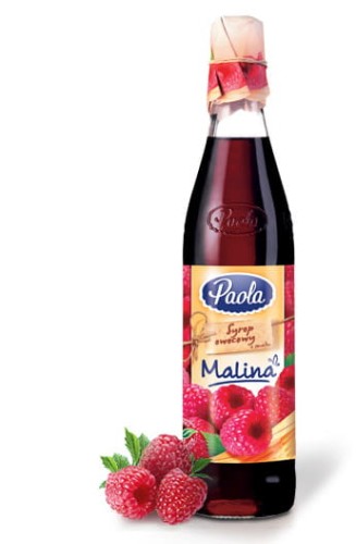 Syrop owocowy o smaku Malina Paola 430ml