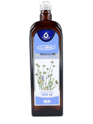 Oleofarm Olej lniany tłoczony na zimno LinumVital 1000 ml