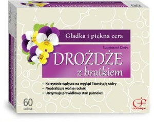 Colfarm Drożdże z bratkiem, 60 tabletek