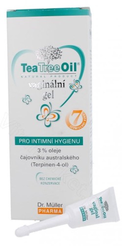 Tea Tree Oil Żel dopochwowy z zawartością olejku z drzewa herbacianego 7 tubek