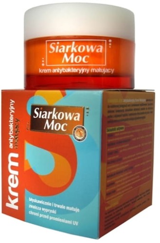 Barwa Kraków Siarkowa moc antybakteryjny krem matujący 50ml