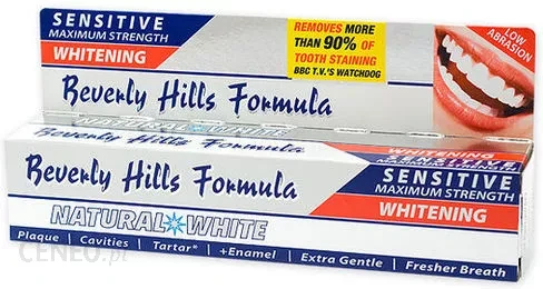 Atos Natural White Beverly Hills Formula Sensitive  o zębów wrażliwych