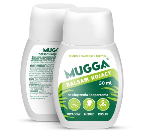 Mugga Balsam kojący ukąszenia komarów kleszczy oraz poparzenia 50 ml