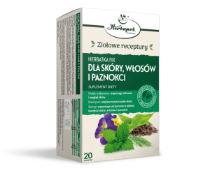 Herbatka ziołowa dla skóry, włosów i paznokci fix, 20 szt.
