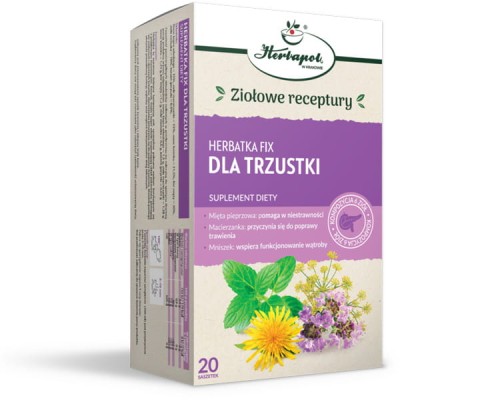 Herbapol Kraków Herbatka ziołowa dla trzustki fix 20 x 2g