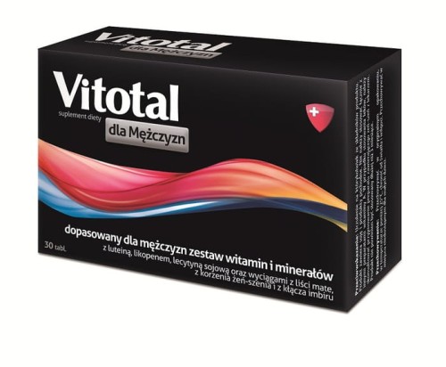 Aflofarm Vitotal tabletki dla mężczyzn - 30 tabletek