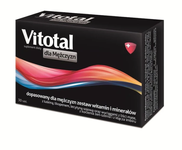 Aflofarm Vitotal tabletki dla mężczyzn - 30 tabletek