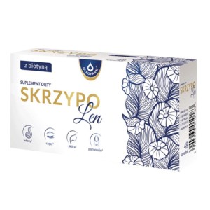 Skrzypolen z biotyną, siemie lniane i skrzyp polny, 48 kapsułek