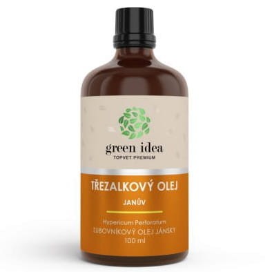 Olej ziołowy o masażu z dziurawca z witaminą E 100 ml topvet