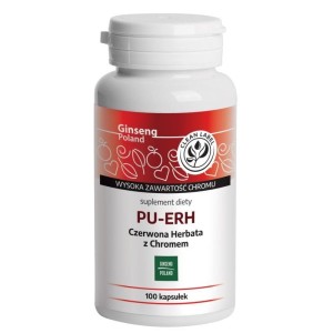 Pu-erh z chromem, 100 kapsułek