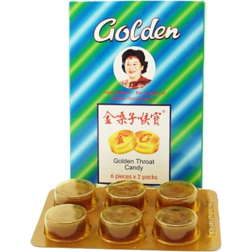 Guangxi Golden Throat Co.,Ltd, Złote Gardło Golden Throat pastylki na gardło 12 sztuk