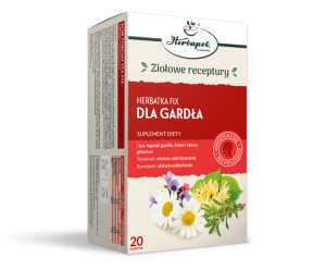 Herbatka ziołowa dla gardła fix, 20 szt.