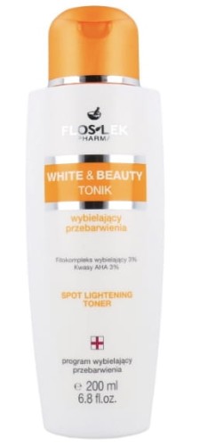 Floslek white &amp; beauty tonik wybielający przebarwienia 200 ml
