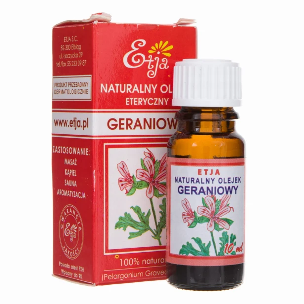 Etja naturalny olejek eteryczny geraniowy 10 ml