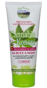 Krem regenerujący do rąk z olejem konopnym, 200 ml