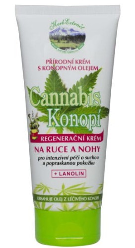 Vivaco Krem regenerujący do rąk z olejem konopnym 200 ml