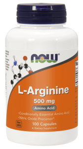 Now Foods, L-Arginina 500 mg, 250 kapsułek