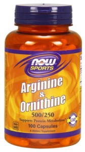 Now Foods, L-Arginina 500 mg i L-Cytrulina 250 mg, 250 kapsułek