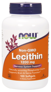 Now Foods, Lecytyna 1200 mg, 100 kapsułek