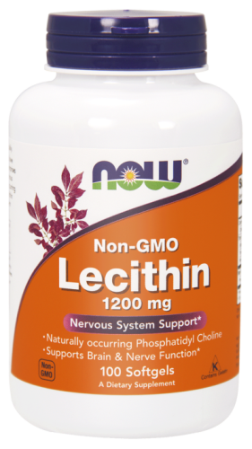 now foods lecytyna 1200 mg 100 kapsułek miękkich