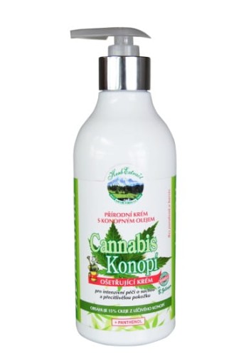 VIVACO Krem nawilżający z konopi 15 % do twarzy i ciała 400 ml