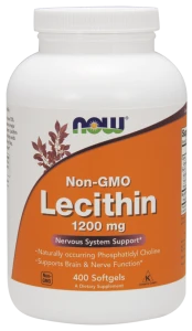 Now Foods, Lecytyna 1200 mg, 400 kapsułek