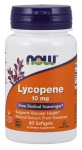 Now Foods, Likopen 10 mg, 60 kapsułek