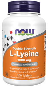 Now Foods, L-Lizyna 1000 mg, 454 g