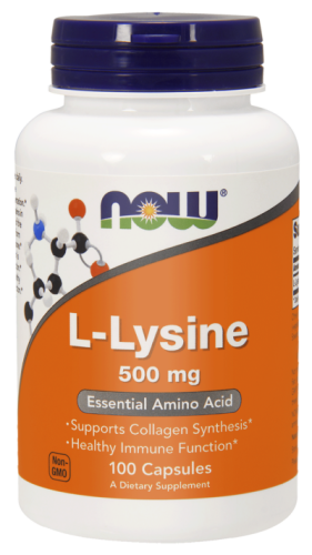 now foods l-lizyna 500mg 100 tabletek