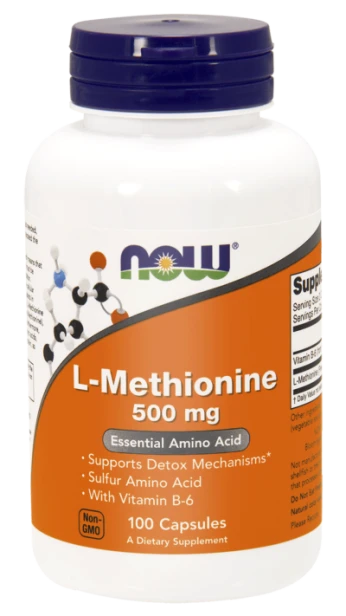 now foods l-metionina 500 mg 100 kapsułek