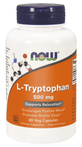 Now Foods, L-Tryptofan 500 mg, 60 kapsułek