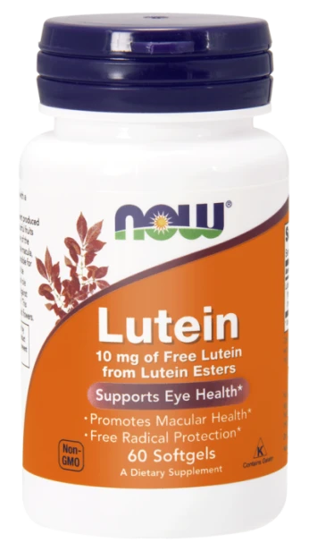 now foods luteina 10 mg 60 kapsułek miękkich