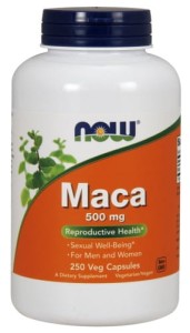 Now Foods, Maca 500 mg, 250 kapsułek