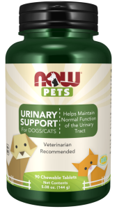 Now Foods Urinary Support dla psów i kotów, 90 tabletek do ssania