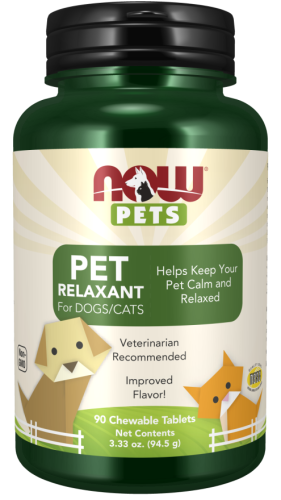 Now Foods pet relaxant dla psów i kotów 90 tabletek