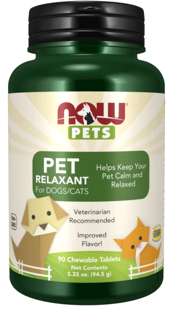 Now Foods pet relaxant dla psów i kotów 90 tabletek