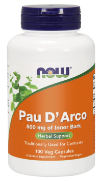 now foods pau d' arco 500 mg 100 kapsułek