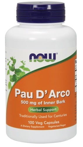 now foods pau d'arco 500 mg 250 kapsułek