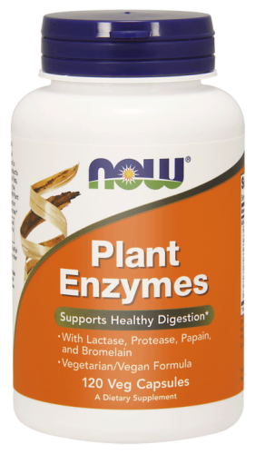 now foods plant enzymes 120 kapsułek