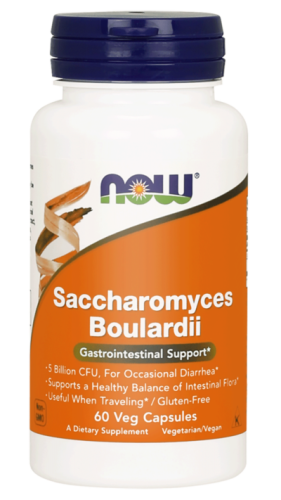 now foods saccharomyces boulardii 5 mld 60 kapsułek