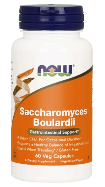 now foods saccharomyces boulardii 5 mld 60 kapsułek