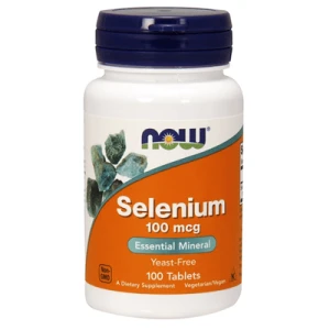 Now Foods, Selen 100 mcg, 100 tabletek