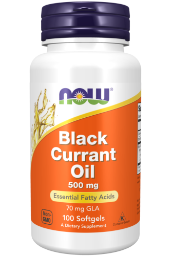 now foods olej z czarnej porzeczki black current oil 500 mg 100 kapsułek