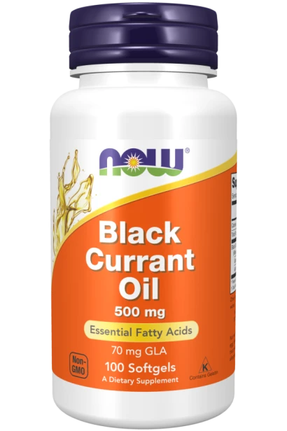 now foods olej z czarnej porzeczki black current oil 500 mg 100 kapsułek