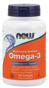 Now Foods, Omega-3 1000 mg, 100 kapsułek