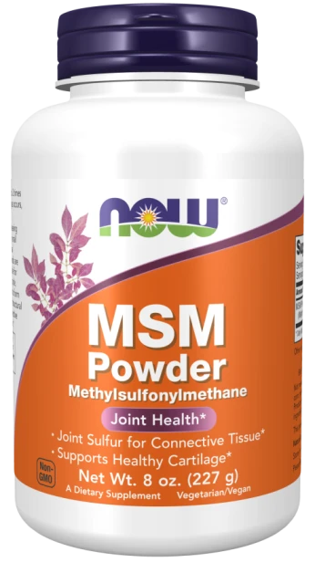 now foods msm metylosulfonylometan -proszek 227g