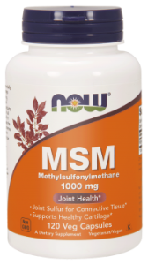 Now Foods, Metylosulfonylometan 1000 mg, 120 kapsułek