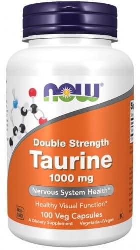 now foods tauryna 1000 mg 100 kapsułek